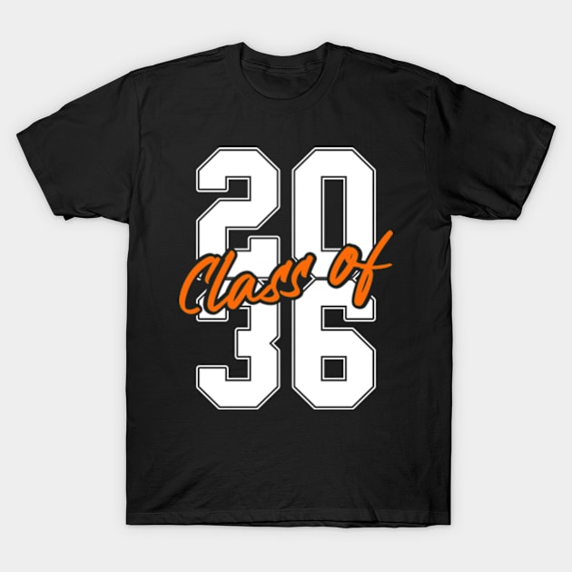 Class of 2036 - 2036 Class T-Shirt by David Brown